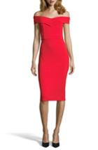 Women's Eci Off The Shoulder Sheath Dress - Red