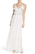Women's Fraiche By J Blouson Maxi Dress - White