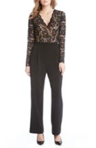 Women's Karen Kane Ava Lace & Knit Jumpsuit