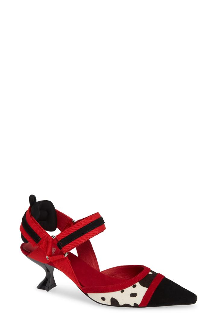 Women's Jeffrey Campbell Genuine Calf Hair Pump M - Red