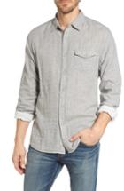 Men's Grayers Hartford Double Cloth Sport Shirt - Grey