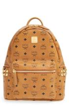 Mcm 'small Stark' Side Stud Backpack - Brown