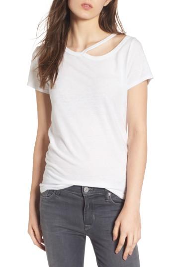 Women's Pam & Gela High/low Hem Tee, Size - Black