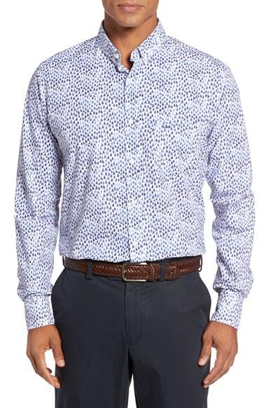 Men's Paul & Shark Fit Print Sport Shirt