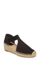 Women's Tory Burch Catalina 3 Espadrille Wedge Sandal .5 M - Black