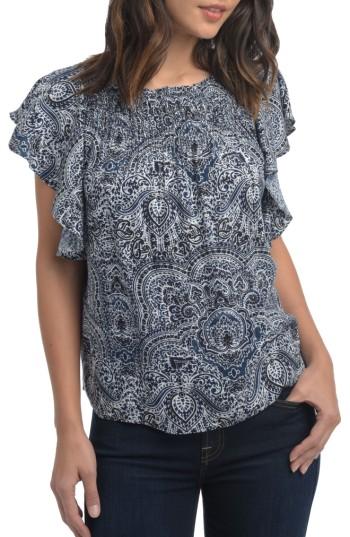 Women's Ella Moss Amora Paisley Top - Blue