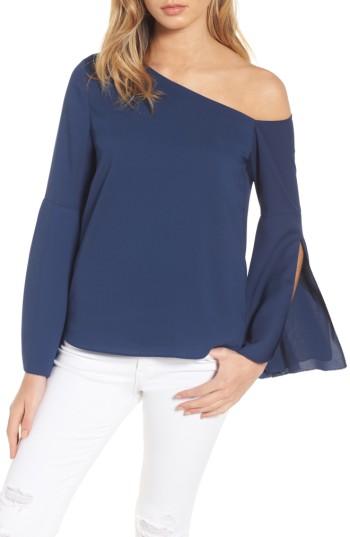 Women's Cooper & Ella Elin Sliding One-shoulder Top - Blue