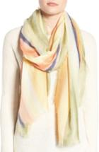 Women's Nordstrom Artist Ombre Cashmere & Silk Scarf, Size - Yellow