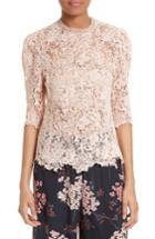 Women's Rebecca Taylor Arella Lace Top - Pink