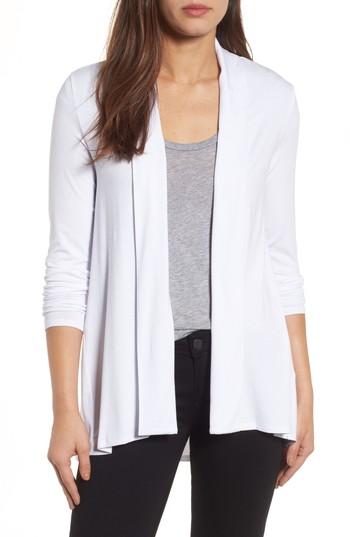 Women's Vince Camuto Open Front Cardigan, Size - White