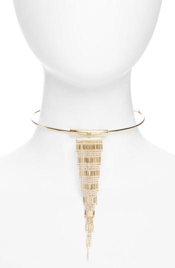 Women's Topshop Tassel Torq Choker Necklace