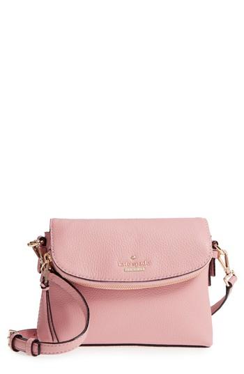 Kate Spade New York Jackson Street Small Harlyn Leather Crossbody Bag - Pink