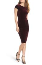 Women's Felicity & Coco Vista Velvet Midi Dress - Burgundy