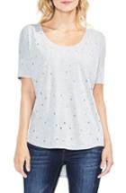 Women's Two By Vince Camuto Distressed Jersey Top - Grey