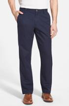 Men's Cutter & Buck 'beckett' Straight Leg Washed Cotton Pants X 32 - Blue (online Only)