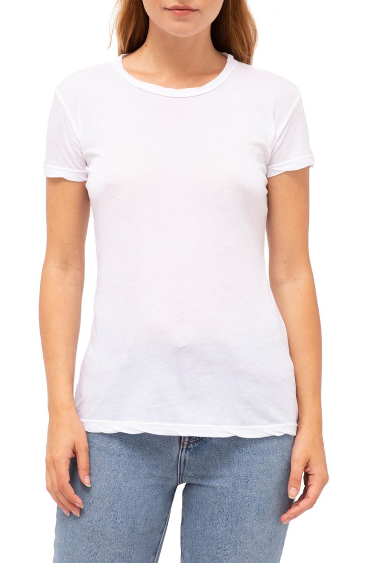 Women's Stateside Royal Supima Cotton Tee - White