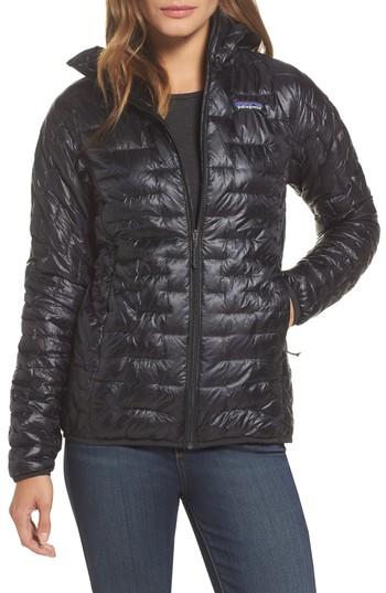 Women's Patagonia Micro Puff Hoodie - Black
