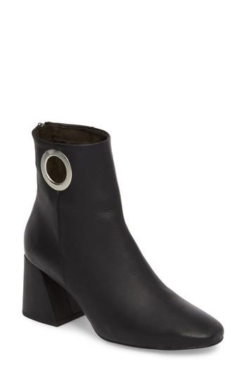 Women's Topshop Malone Block Heel Bootie .5us / 40eu - Black