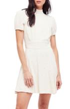 Women's Free People Abbie Fit & Flare Dress - Ivory