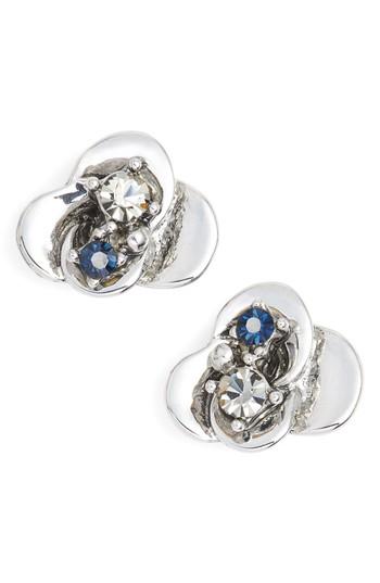 Women's Badgley Mischka Mini Flower Stud Earrings