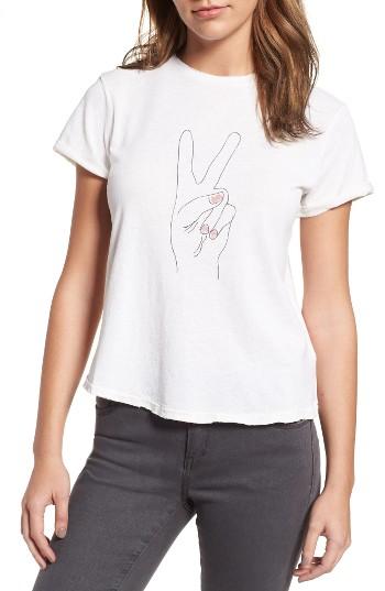 Women's Sincerely Jules Peace Hand Graphic Tee