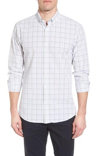 Men's Mizzen+main Robertson Check Performance Sport Shirt - Purple