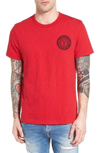 Men's True Religion Brand Jeans Buddha Embroidered T-shirt - Red