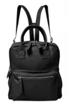 Urban Originals Over Exposure Faux Leather Backpack - Black