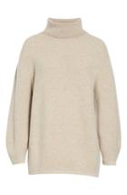 Women's Max Mara Etrusco Wool & Cashmere Turtleneck Sweater, Size - Grey
