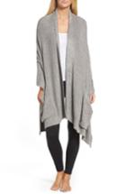 Women's Barefoot Dreams Cozychic Lite Travel Shawl, Size - Grey