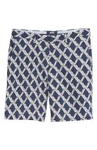 Men's Vilebrequin Rope Print Poplin Chino Shorts