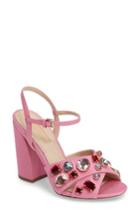 Women's Topshop Rubies Crystal Embellished Sandal .5us / 39eu - Pink