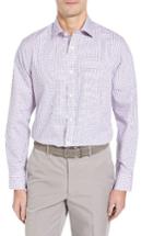 Men's Nordstrom Men's Shop Smartcare(tm) Spread Check Sport Shirt - Red