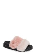 Women's Lust For Life Treat Faux Fur Slide Sandal M - Pink
