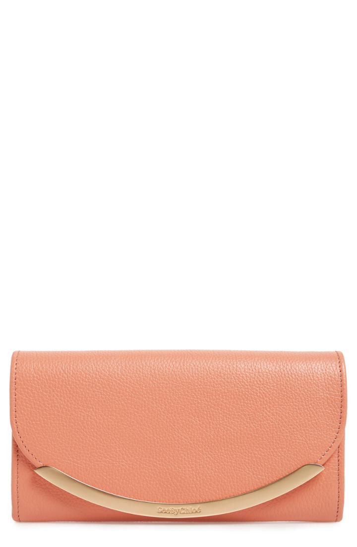 Women's See By Chloe Lizzie Leather Continental Wallet -