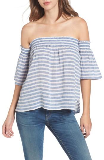 Women's Rails Isabelle Off The Shoulder Linen Blend Top