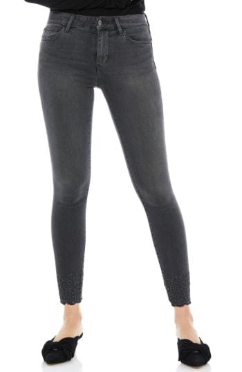 Women's Sam Edelman The Kitten Laser Hem Ankle Skinny Jeans - Grey