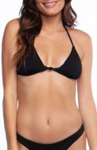 Women's The Bikini Lab Solids Triangle Bikini Top