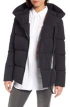 Women's Mackage Asymmetrcial Zip Down Coat, Size - Black