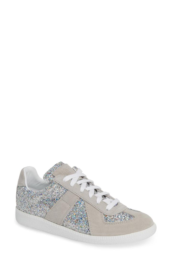 Women's Maison Margiela Replica Glitter Sneaker Us / 36eu - Metallic
