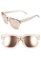 Women's Linda Farrow 50mm Sunglasses - Ash/ Rose Gold
