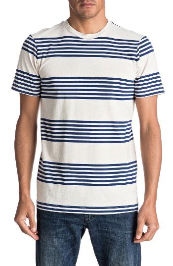 Men's Quiksilver Petoo Sage Stripe T-shirt - White