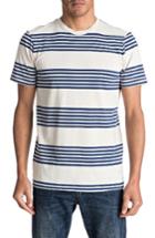 Men's Quiksilver Petoo Sage Stripe T-shirt - White
