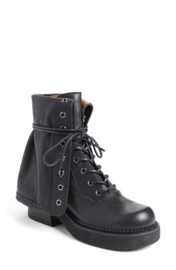 Women's See By Chloe Katerina Foldover Combat Boot Us / 36eu - Black