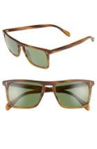 Men's Oliver Peoples Bernardo 54mm Polarized Square Sunglasses - Matte Sandalwood