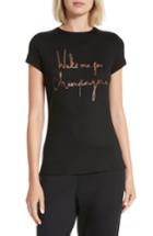 Women's Ted Baker London Lolyata Wake Me For Champagne Tee