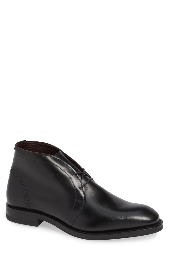 Men's Allen Edmonds Renton Chukka Boot .5 D - Black