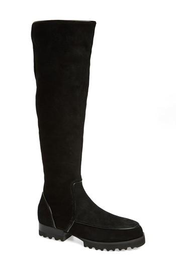 Women's Donald J Pliner Eva Over The Knee Boot M - Black