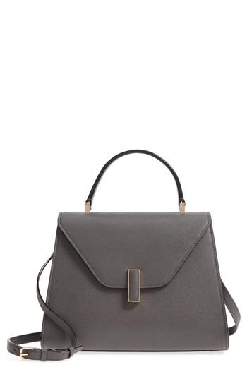 Valextra Iside Medium Top Handle Bag - Grey