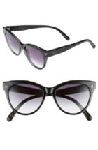 Women's D'blanc Felicity 54mm Cat Eye Sunglasses - Black Crystal